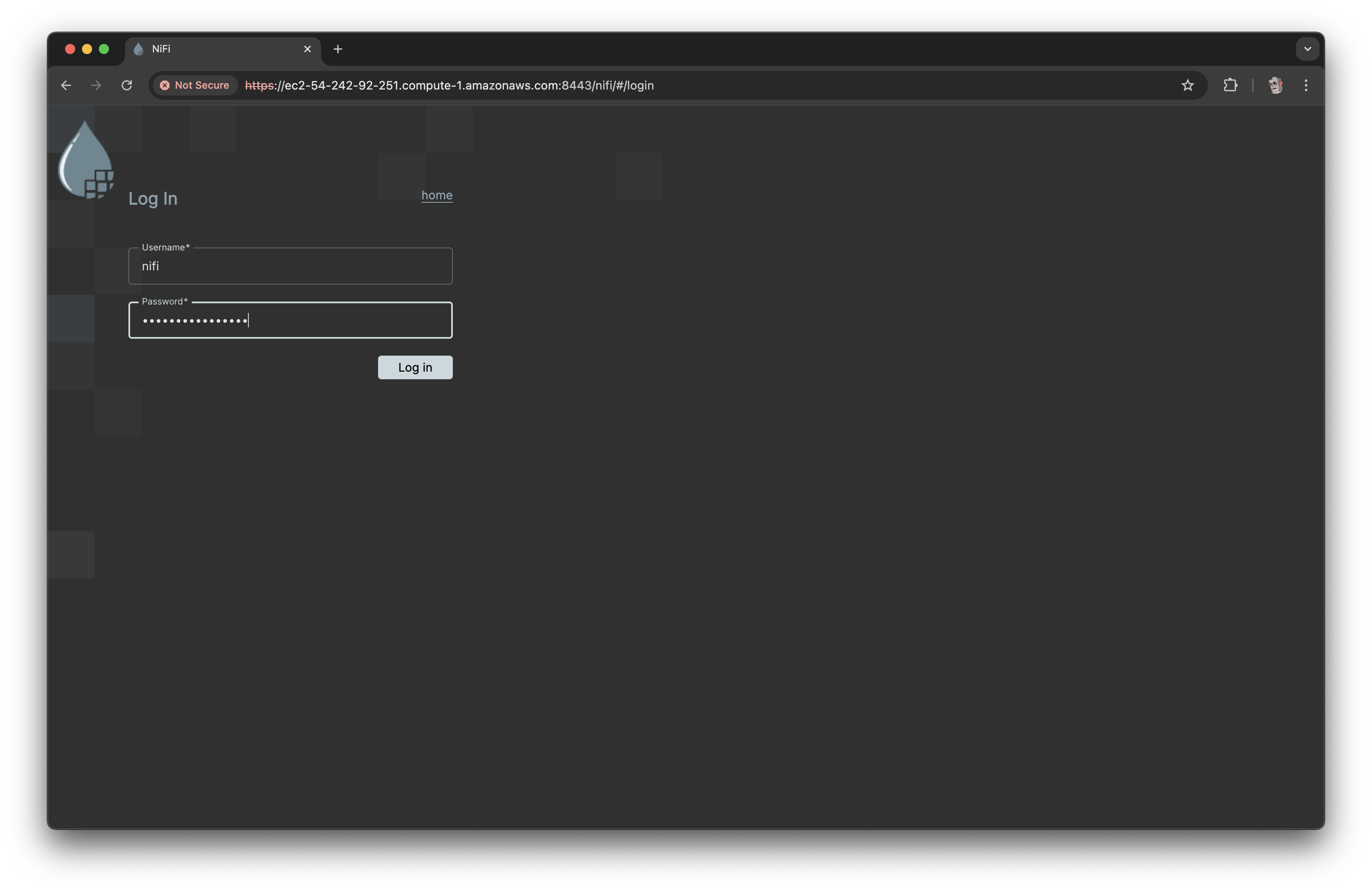 NiFi Login